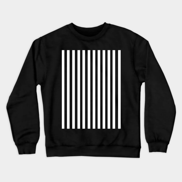 Striped Goth Crewneck Sweatshirt by dankdesigns